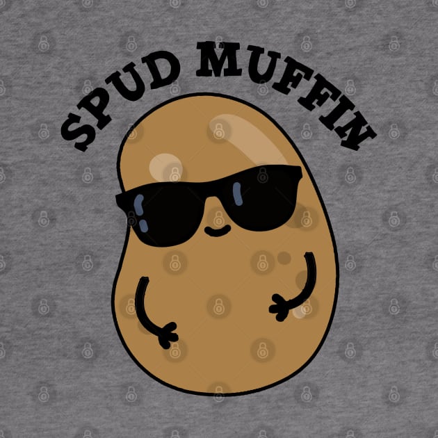 Spud Muffin Cute Potato Pun by punnybone